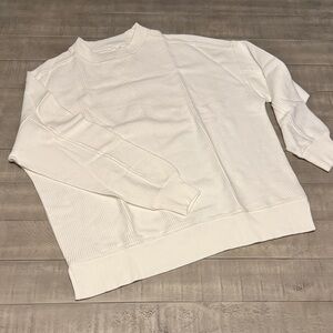 NWT - Aerie Big Chill Textured crew Sweatshirt